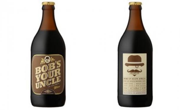 Vino en botella de cerveza