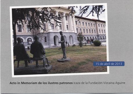 Asistimos al acto en memoria de los ilustres patronos de la Fundación Vizcaína Aguirre