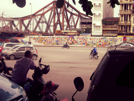 Long Bien Bridge en Hanoi