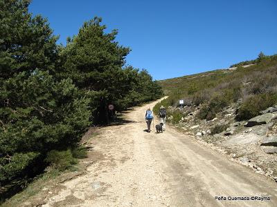 Peña Quemada desde La Acebeda, Sierra Norte de Madrid 14-4-13