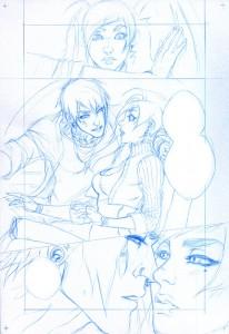 Proceso a lápiz de una página de Herem