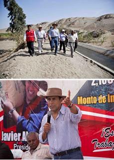 JAVIER ALVARADO INAUGURA MODERNO CANAL DE RIEGO EN SANTA MARÍA – HUAURA…