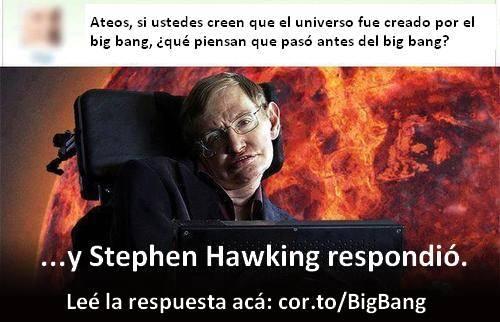 sh1 ¿Qué pasó antes del Big Bang? Responde Stephen Hawking