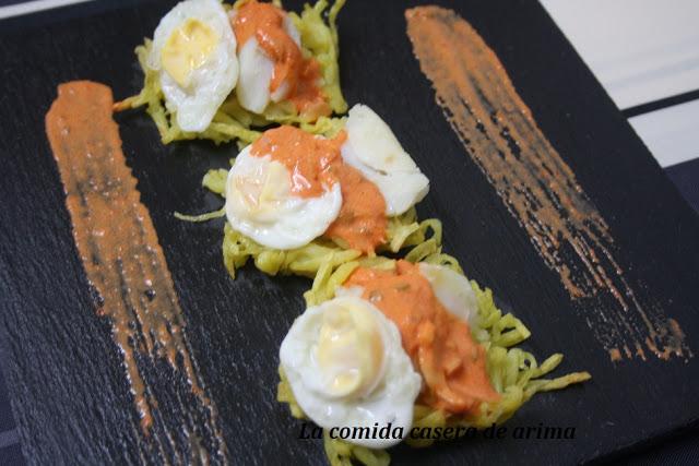 Nidos de Bacalao y Huevos de Codorniz.