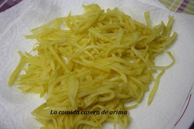 Nidos de Bacalao y Huevos de Codorniz.