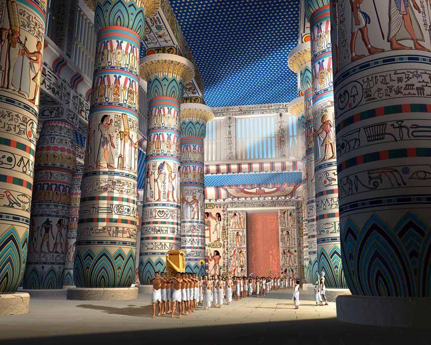 La sala hipóstila de Karnak