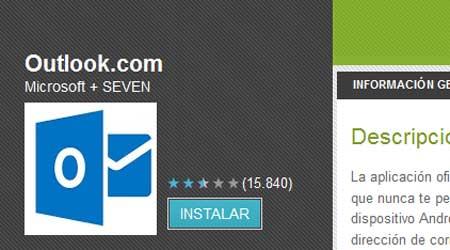 Outlook correo App Android