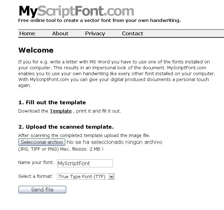 my script font