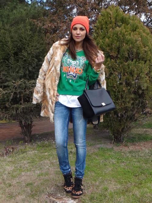 Paula echevarria sudadera kenzo