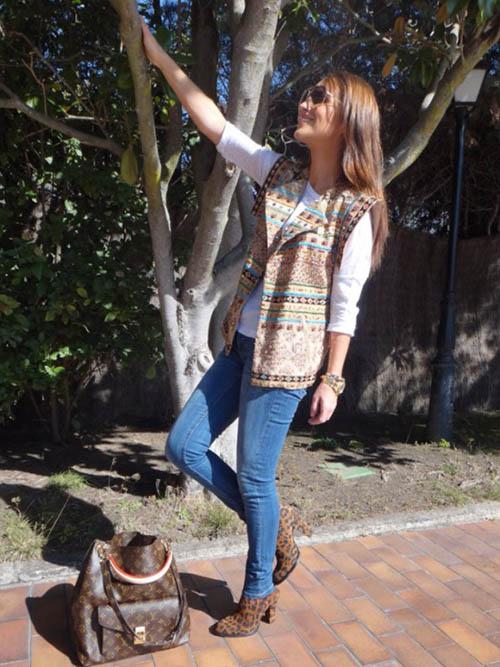 Paula echevarria navajo chaleco