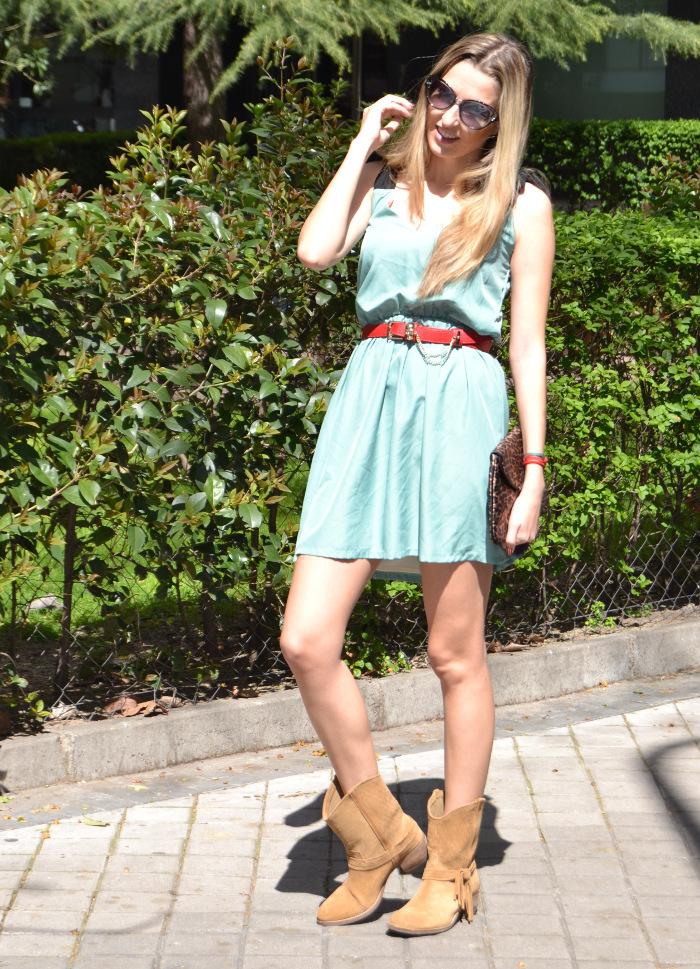 Blue dress for summer