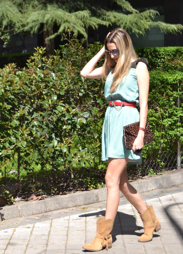 Blue dress for summer