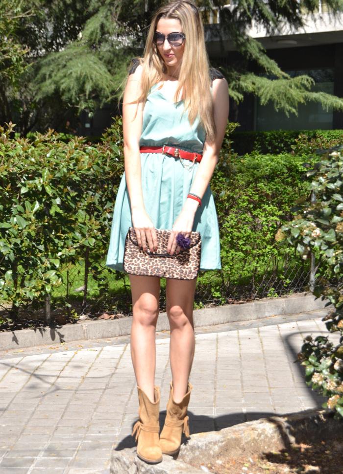 Blue dress for summer