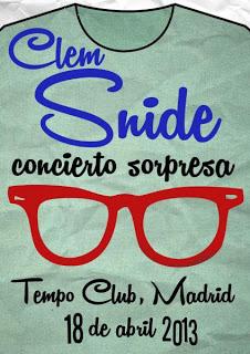 Concierto sorpresa de Clem Snide hoy en Madrid
