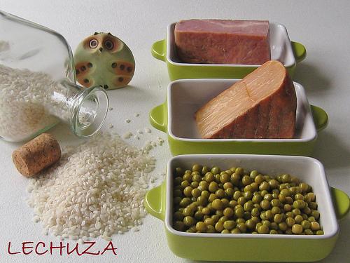 ARROZ CREMOSO CON GUISANTES Y BACON (8)