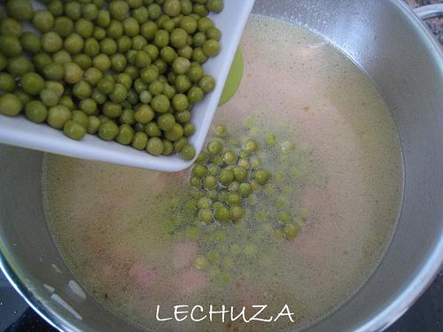 ARROZ CREMOSO CON GUISANTES Y BACON (19)