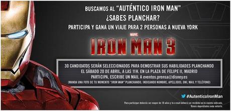 iron man evento Disney busca al auténtico Iron Man, ¿serás tú?