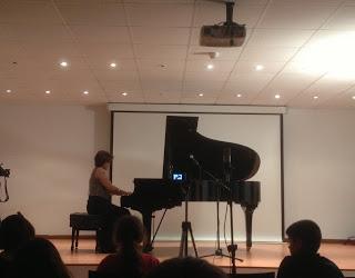 Lección pianística de Teresa Pérez en Mieres