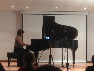 Lección pianística de Teresa Pérez en Mieres