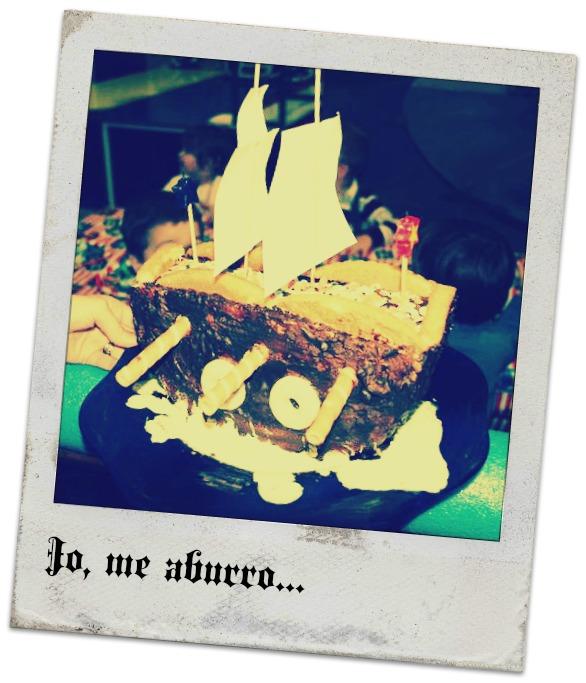 Tarta barco pirata