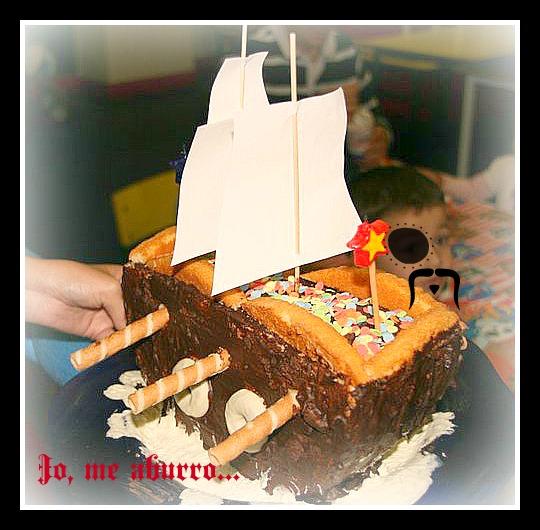 Tarta barco pirata - Paperblog