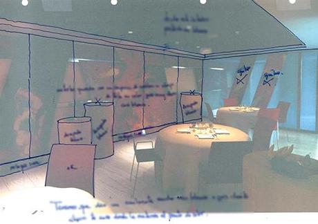 A-cero presenta una propuesta de interiorismo para un restaurante en Madrid