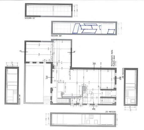 A-cero presenta una propuesta de interiorismo para un restaurante en Madrid