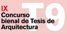 IX Concurso bienal de Tesis de Arquitectura