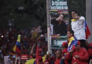 Chávez y Maduro