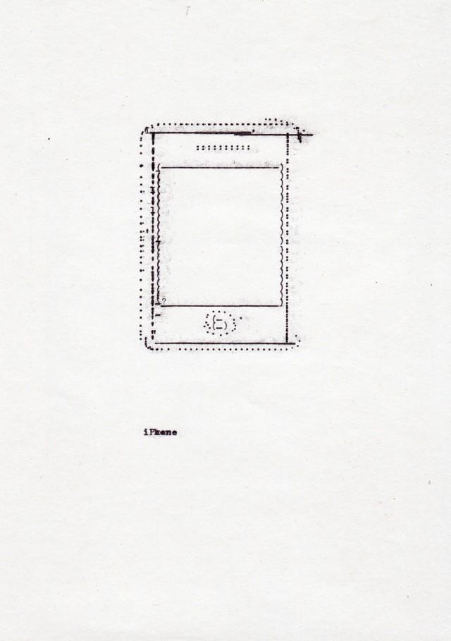 Typewriter drawings