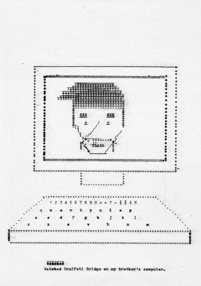 Typewriter drawings