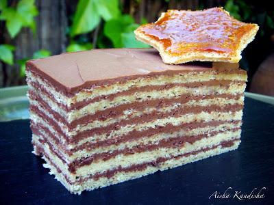 TARTA DOBOS DE CHOCOLATE