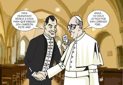 Correa se reune con Papa Francisco