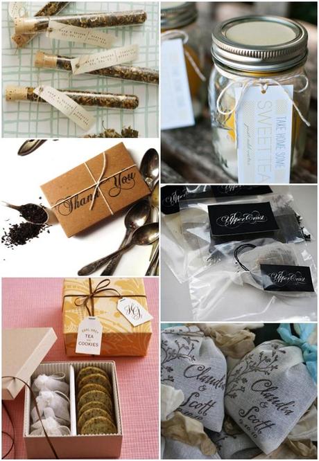 Tea favor ideas