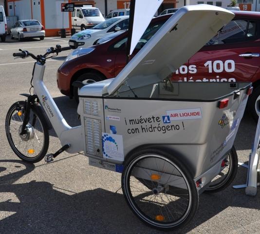 Triciclo de pila de combustible de hidrógeno