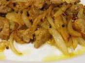 Receta Encebollado Solomillo Ibérico popurrí pimientas