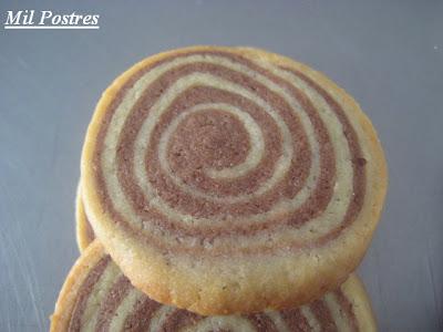 Galletas de vainilla y chocolate