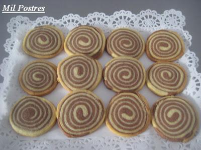 Galletas de vainilla y chocolate