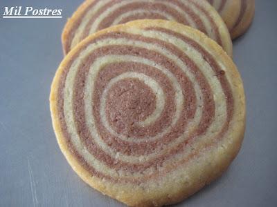 Galletas de vainilla y chocolate