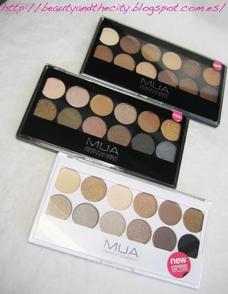 MUA Eyeshadow Palettes
