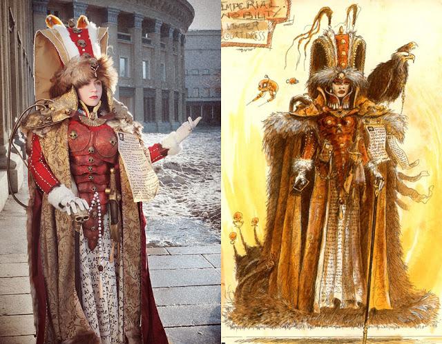 Cosplay de la Reina Lachcryma III de Sepheris Secundus