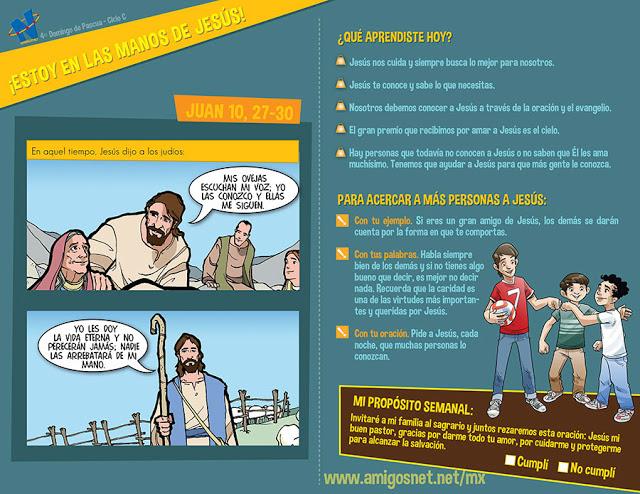 EVANGELIO DOMINICAL EN CÓMIC: (IV Domingo de PASCUA) 21 DE ABRIL 2013