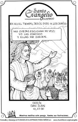 EVANGELIO DOMINICAL EN CÓMIC: (IV Domingo de PASCUA) 21 DE ABRIL 2013