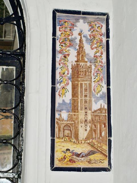 Un azulejo de la Giralda.