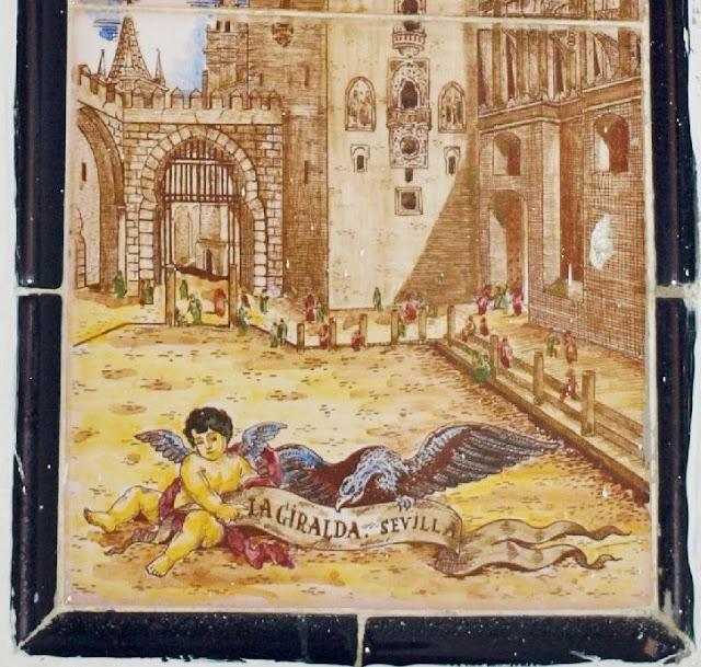 Un azulejo de la Giralda.