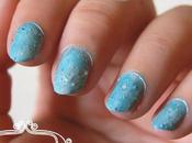 NOTD TUTORIAL: Uñas nebulosa celeste.
