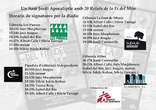 Ya llega Sant Jordi, os espero el 23 de abril