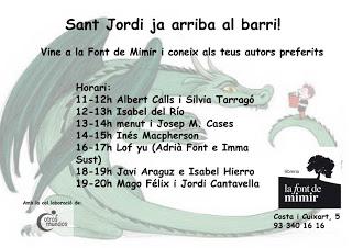 Ya llega Sant Jordi, os espero el 23 de abril