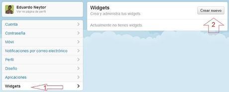 Widget de Tweets por Twitter para el Blog