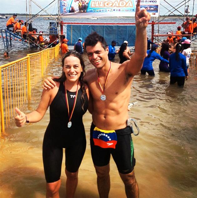 Lilian Tintori y Leopoldo López celebraron su sexto aniversario cruzando el Orinoco